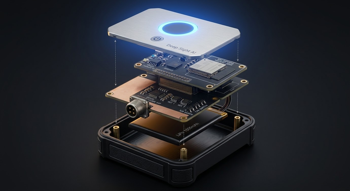 Deep Sight V2 PCB Exploded View