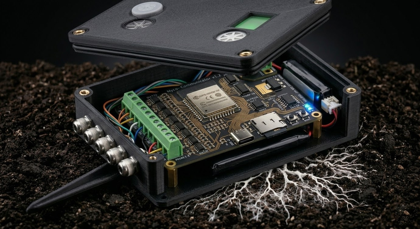 Myco-Communicator Bio-Sensing Board